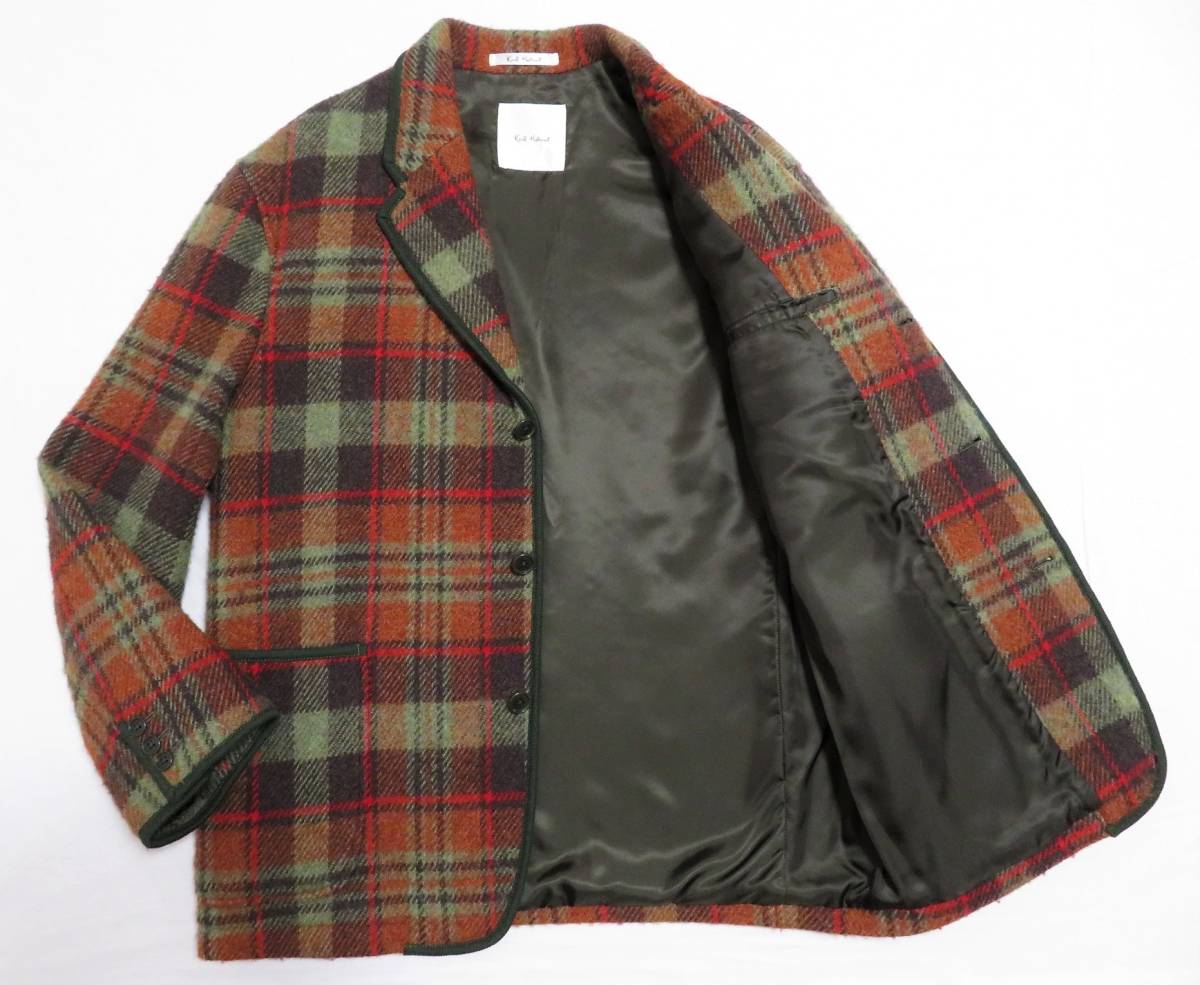Helmut ウールクレイジーチェックテーラード カールヘルムKarl メンズ 