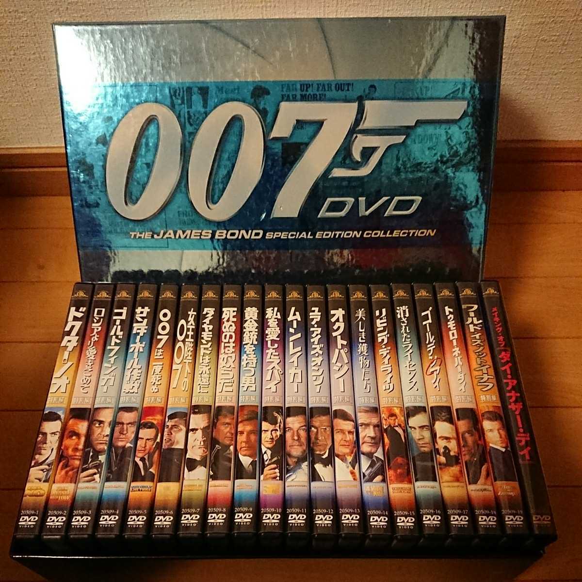 DVD 007 THE JAMES BOND SPECIAL EDITION COLLECTION 007制作40周年記念限定BOX ジェームズボンド ショーン・コネリー 作品19本+特典1本