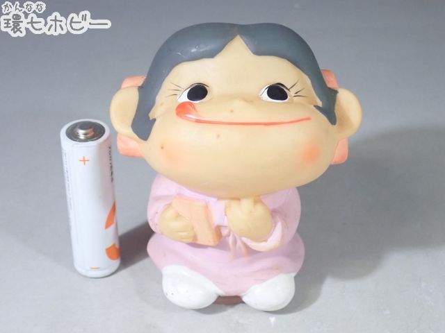 昭和コックペコちゃん KB134◇当時物 不二家 ペコちゃん 天使 ソフビ エンゼルペコちゃん