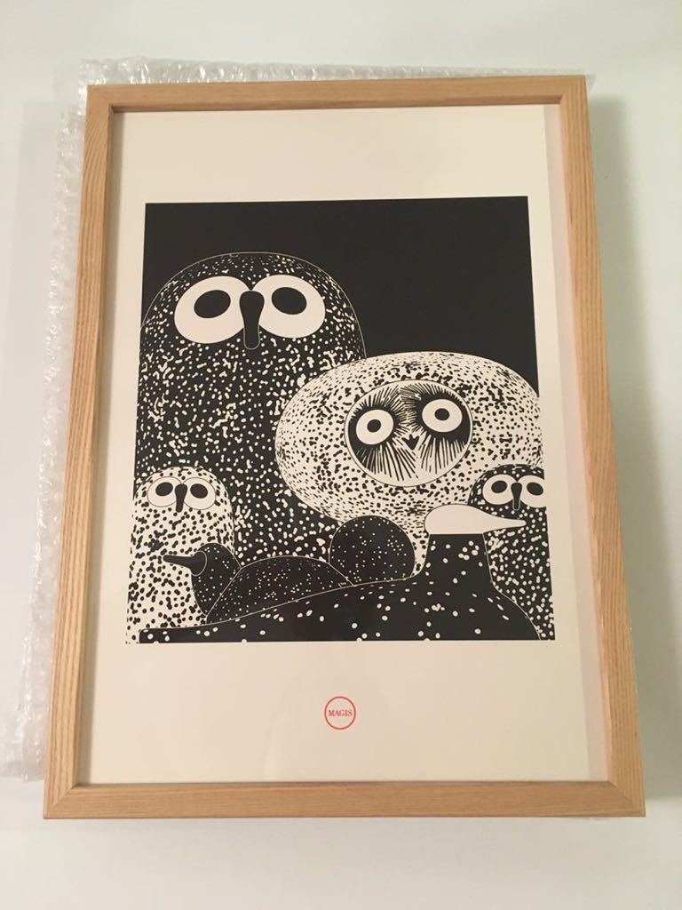 オイバトイッカ バード シルクスクリーンポスター scope特典 magis iittala