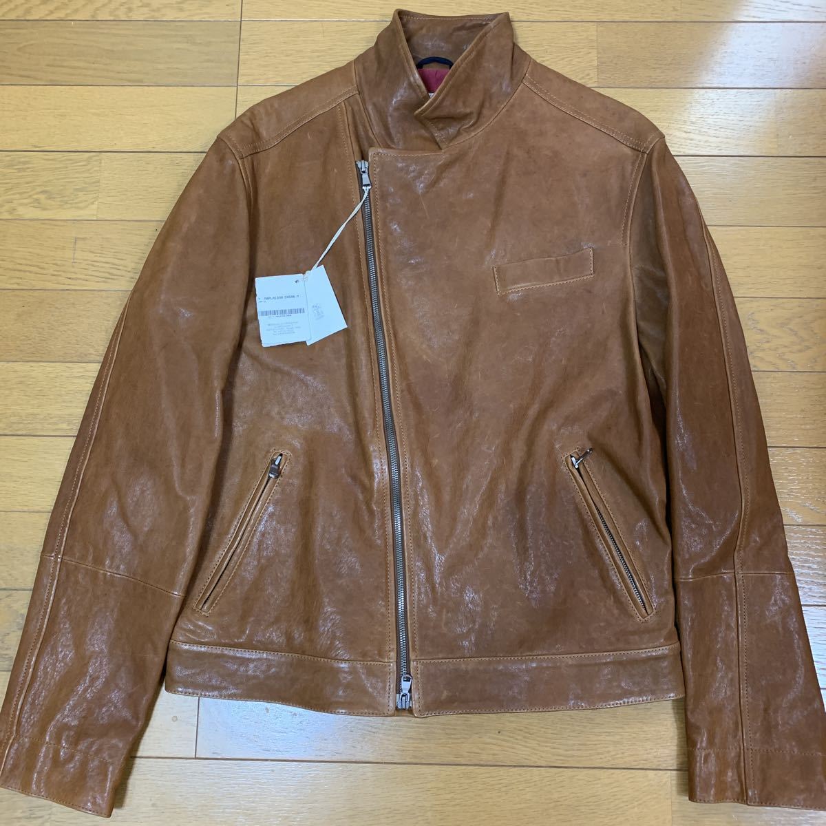 極上定価80万ブルネロクチネリ BRUNELLO CUCINELLI ダブルライダース 
