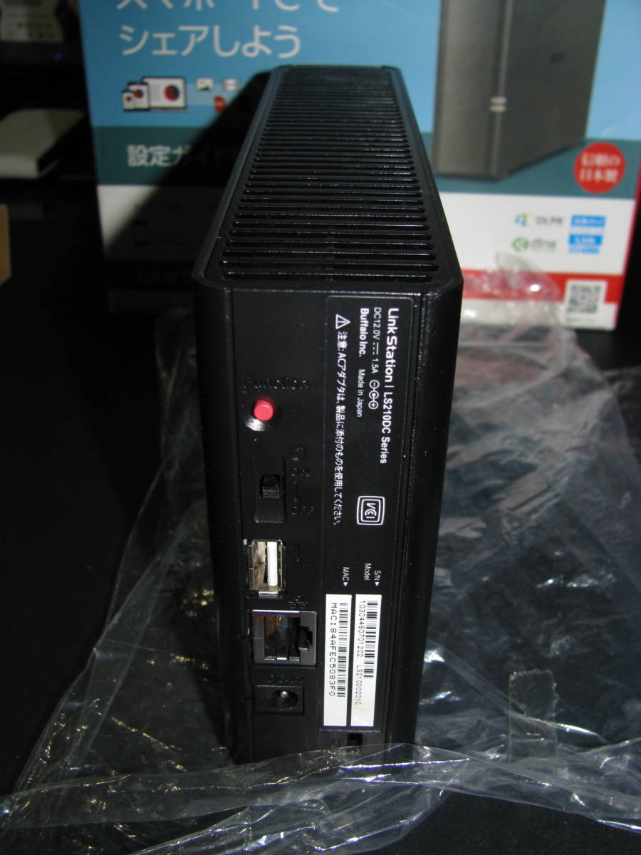 BUFFALO ネットワークHDD(NAS) リンクステーション LS210D0201C 2TB 
