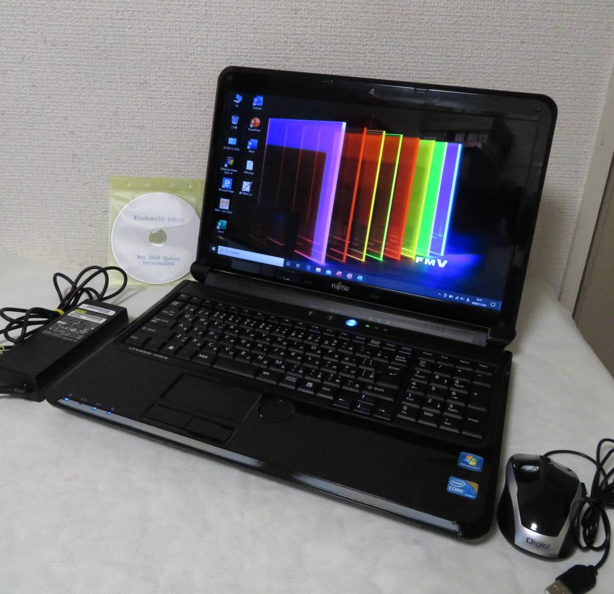 人気，セール Windows10/オフィス2016/Corei5/4GB/500GB//HDMI/USB3.0/WiFi FMV-AH550/5B(15インチ～)｜売買されたオークション情報、yahooの商品情報をアーカイブ公開 - オークファン 富士通