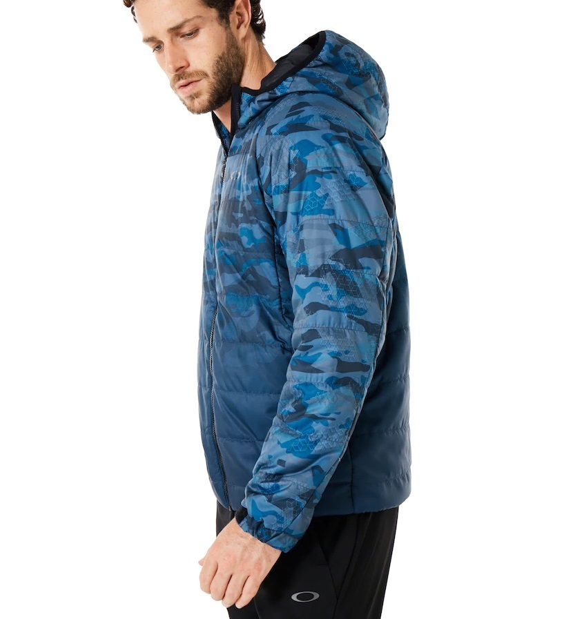 オークリー 吸汗速乾 Tシャツ Mサイズ 新品OAKLEY Oakley ブルー UPF50+ JPN メンズ OAKLEY SS パーカー Enhance (オークリー) Print