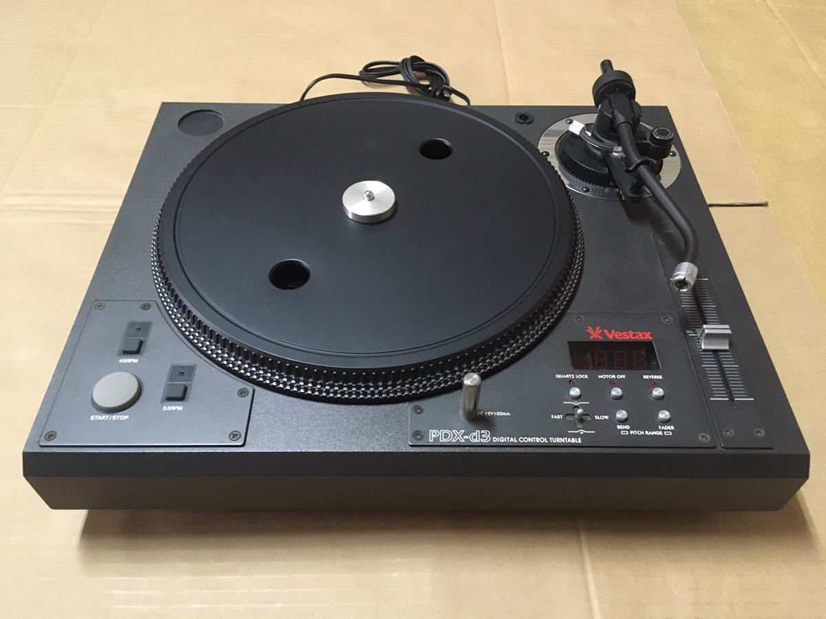 箱、説明書付き Vestax ベスタクス PDX-D3 DJターンテーブル 【公式通販】