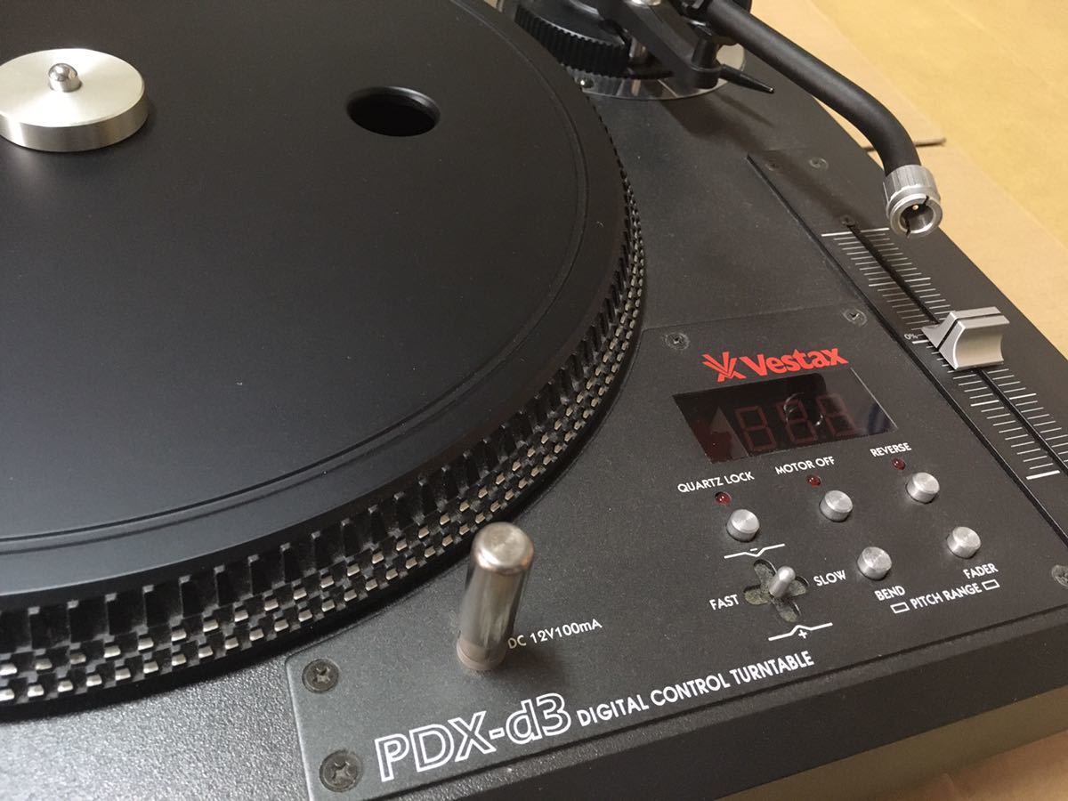 箱、説明書付き Vestax ベスタクス PDX-D3 DJターンテーブル 【公式通販】