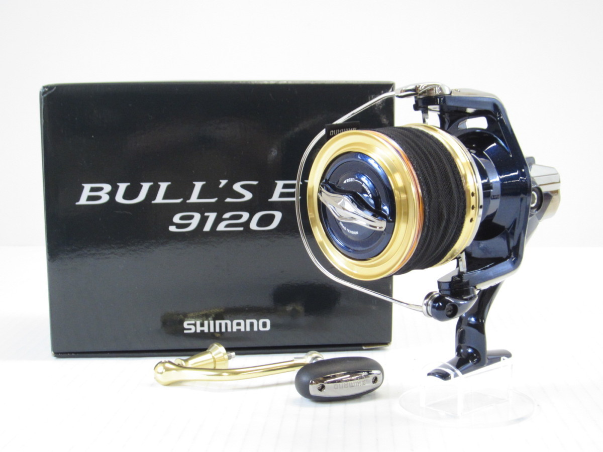 赤字超特価，得価 SHIMANO シマノ 14 BULL'S EYE 9120 ブルズアイ スピニングリール 箱付き 釣り具 #US1796(シマノ)｜売買されたオークション情報、yahooの商品情報をアーカイブ公開 - オークファン シマノ