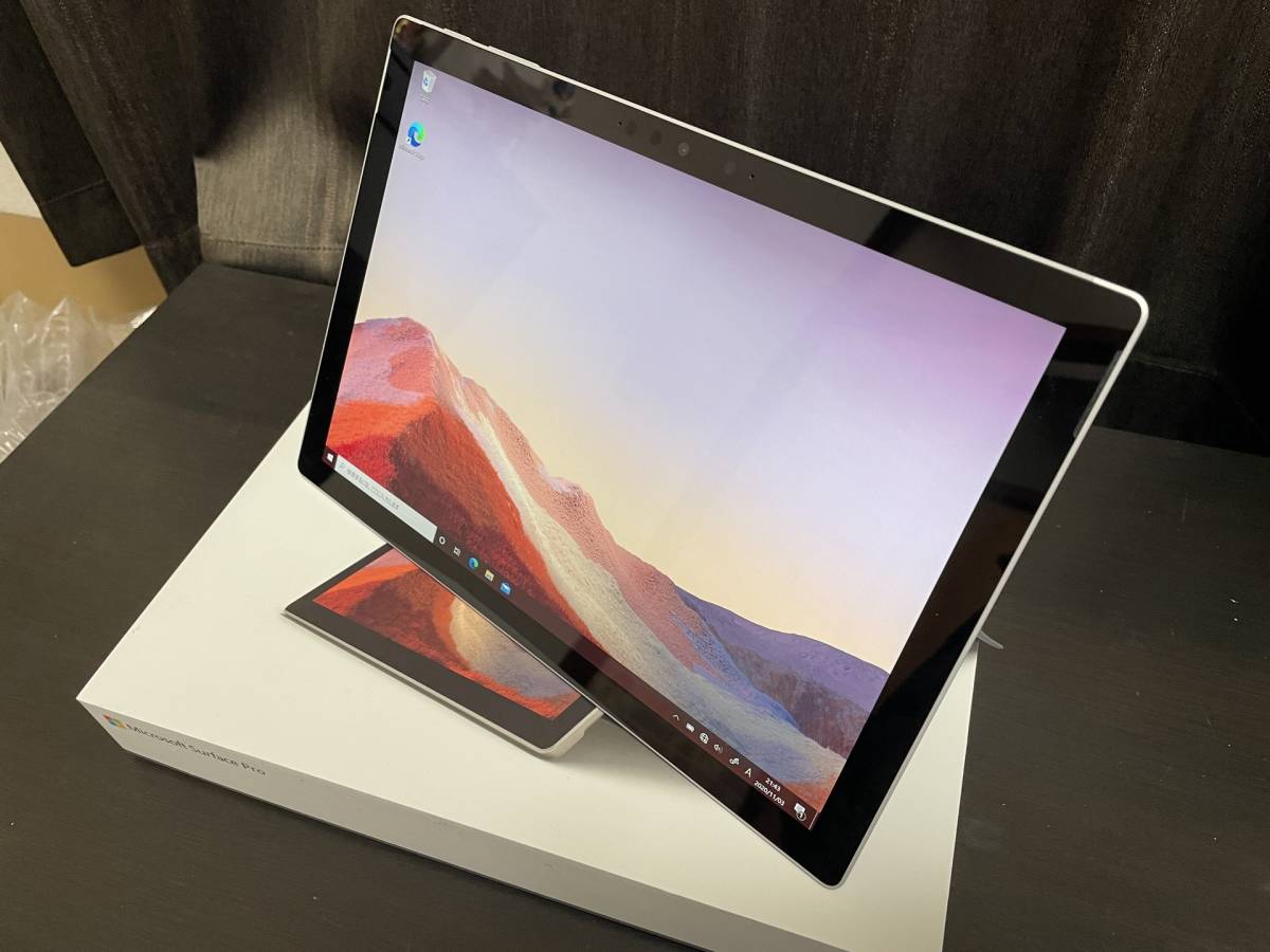 タブレット 訳ありSurface Pro 7 i3 4GB 128GBタイプカバー付きa