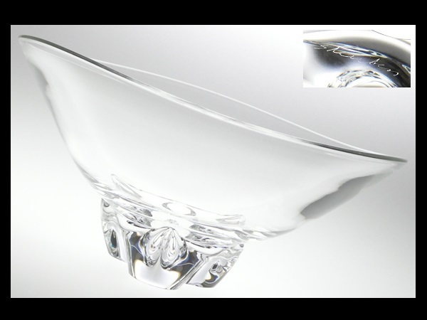 美品】STEUBEN スチューベンクリスタル ガラスボウル 【公式通販】