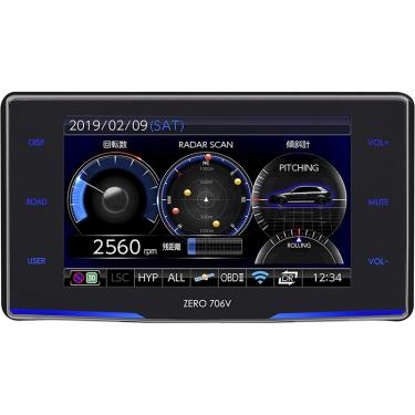 新品】コムテック GPSレーダー探知機 ZERO 706V [OBD2接続対応 無料