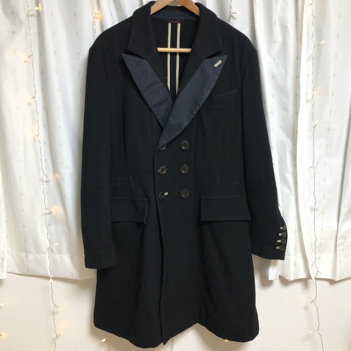 PAUL SMITH LONDON ポールスミス ダブル チェスターコート M ブラック