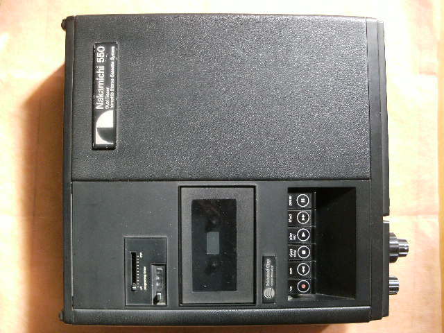 ナカミチ Nakamichi 550 カセットデッキ ポータブル型 取説 カタログ