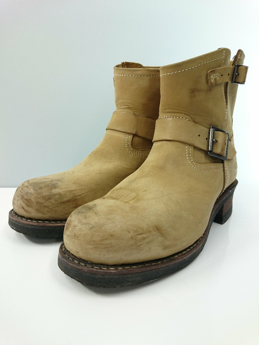 本物保証，送料無料 ALPHA INDUSTRIES 6inch Short Engineer/エンジニアブーツ/26.5cm/キャメル/レザー/20014(男性用)｜売買されたオークション情報、yahooの商品情報をアーカイブ公開 - オークファン 男性用