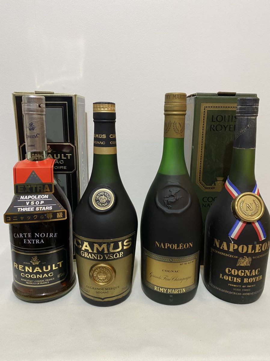 古酒◆レミーマルタン◇V.S.O.P◆ナポレオン◆コニャック◇ 未開栓4本保管品 レミーマルタン コニャック po1 古酒 4本 MARTIN REMY Yahoo