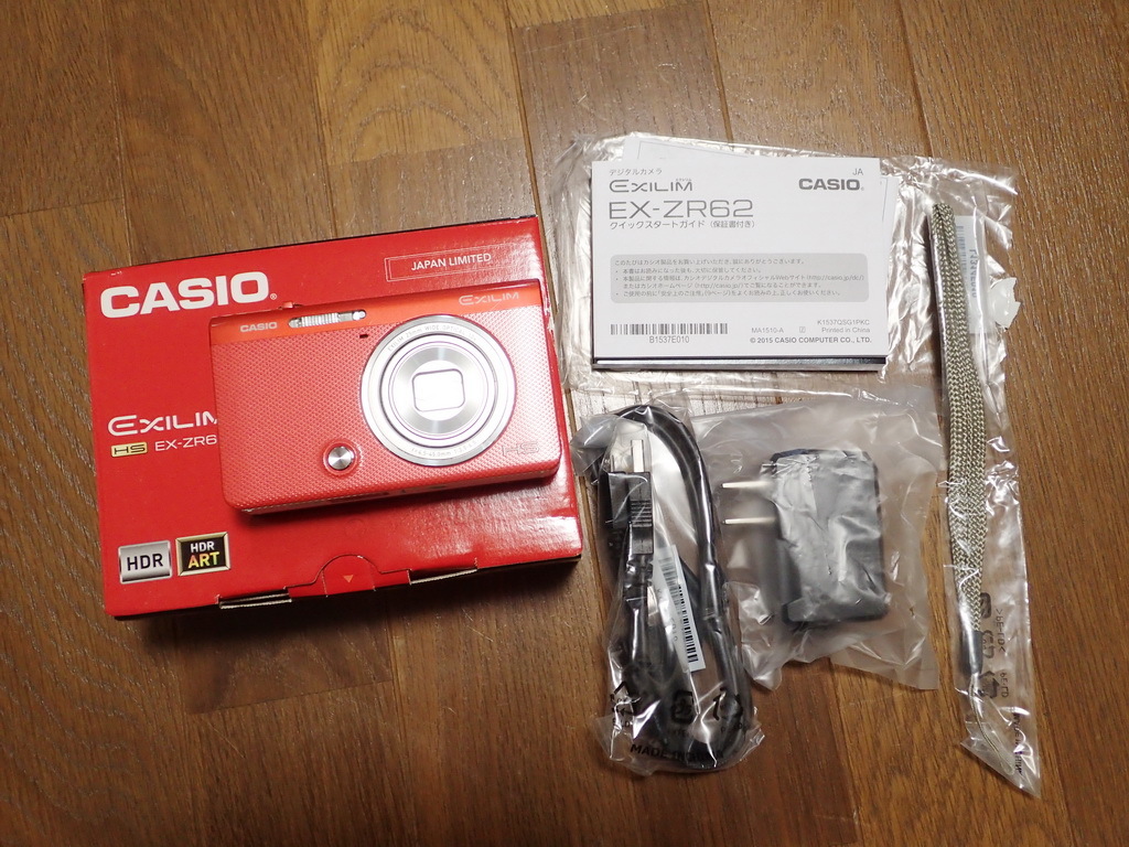 EXILIM EX-ZR62RD CASIO | JAPAN LIMITED 自分撮り+メイク カシオ
