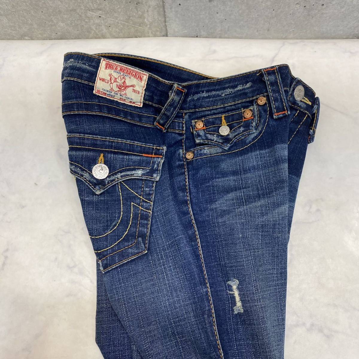 美品 USA製 TRUE RELIGION トゥルー レリジョン ブーツカット 