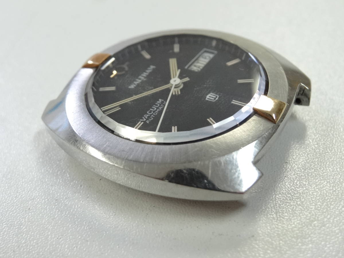 M0210-456 8235 腕時計 ウォルサム WALTHAM VACUUM シルバー ブラック 