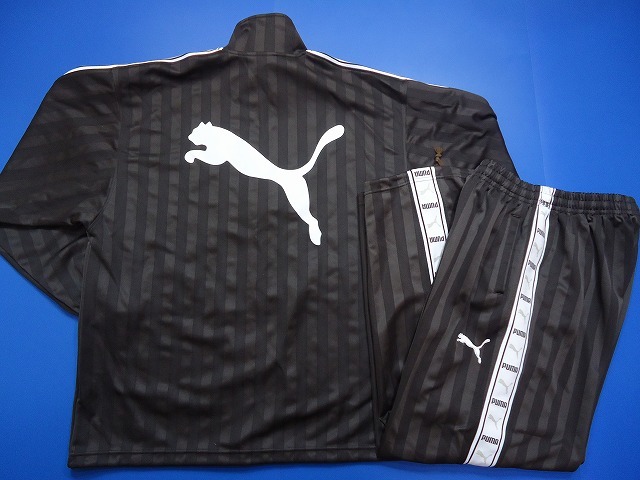 最新作，新作登場 8223 正規品 PUMA プーマ ジャージ 上下 セット セットアップ 茶 白 サイズ L O(プーマ)｜売買されたオークション情報、yahooの商品情報をアーカイブ公開 - オークファン ジャージ
