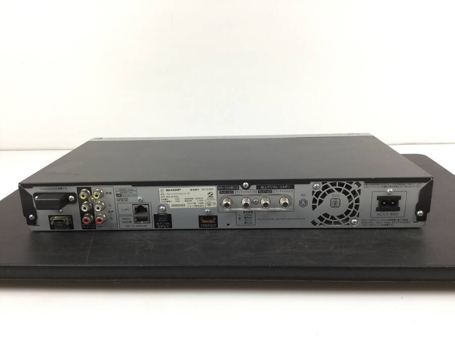 SHARP BD-W1600 HDD⁄BDレコーダー(3D対応品)○現状品 BD-W1500 BD HDD