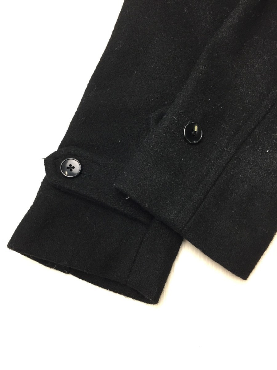 UNITED ARROWS green label relaxing◆ダッフルコート/L/ウール/BLK label UNITED ARROWS WOMEN 2022年秋冬コレクション ラッカンバンドカラー