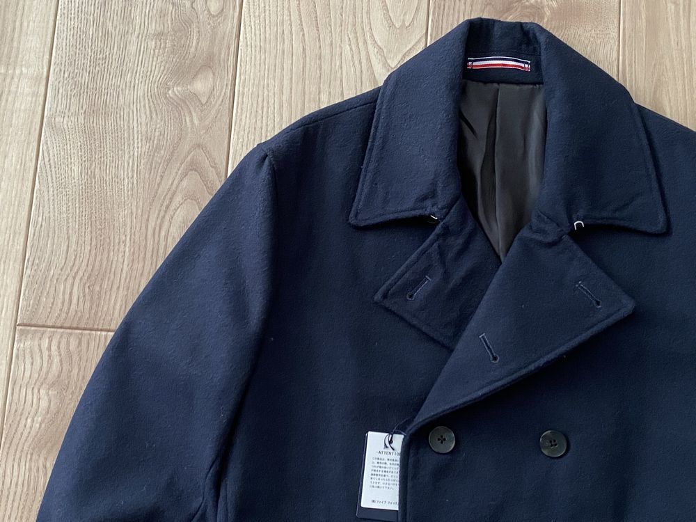 Comme Ca Commune コムサコミューン イタリアンビロードピーコート 09ネイビー Lサイズ 03wc08 定価17 600円 コート 売買されたオークション情報 Yahooの商品情報をアーカイブ公開 オークファン Aucfan Com