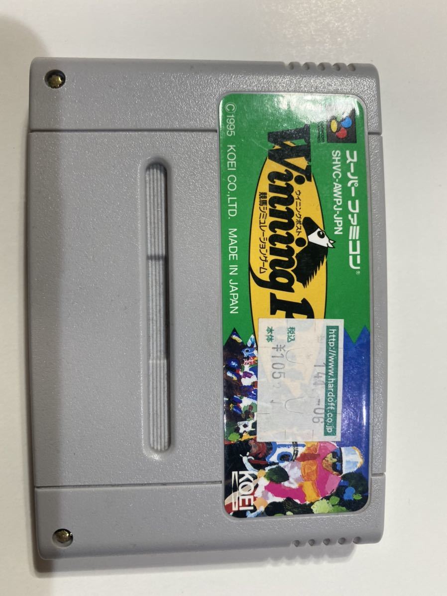 ウイニングポスト2 Sfc スーパーファミコン シミュレーション 売買されたオークション情報 Yahooの商品情報をアーカイブ公開 オークファン Aucfan Com