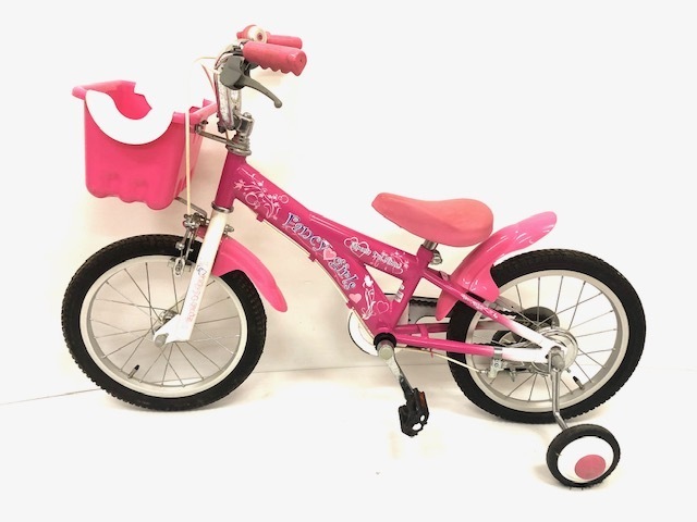  直接引取限定 Fancy girls 子ども用 自転車 補助輪付き 女の子 16インチ ピンク(16インチ～)｜売買されたオークション情報、yahooの商品情報をアーカイブ公開 - オークファン 16インチ～