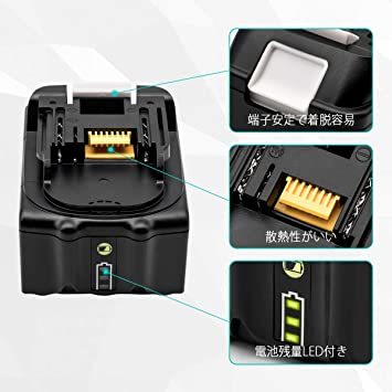 【おすすめ】二個セットマキタ18v バッテリーbl1860b マキタ18v互換バッテリー6.0Ah BL1860 BL1830 _2