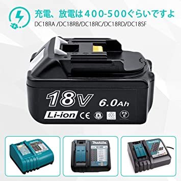 【おすすめ】二個セットマキタ18v バッテリーbl1860b マキタ18v互換バッテリー6.0Ah BL1860 BL1830 _3