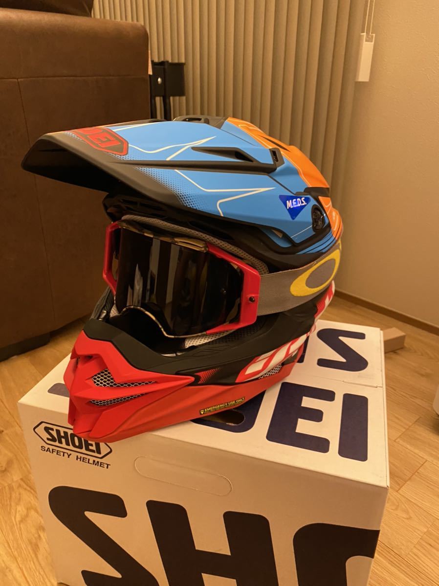 SHOEI ショウエイ VFX WR zinger モトクロス オフロード セキュリティ