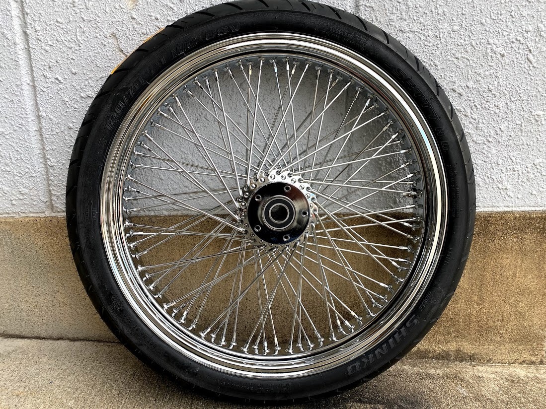 ★2000～2020年 80 スポーク 21×3.5 ツアラーモデル ULTIMA スポーク フロントホイール ツーリング バガー 新品 ハーレー 36-498 1