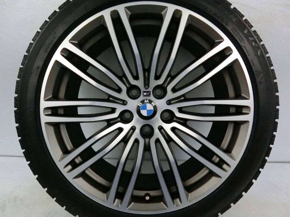 ほぼ極 BMW G30/G31 5シリーズ Mスポーツ純正アルミ+BS VRX 245/40R19＆275/35R19 4本 №201109 ...
