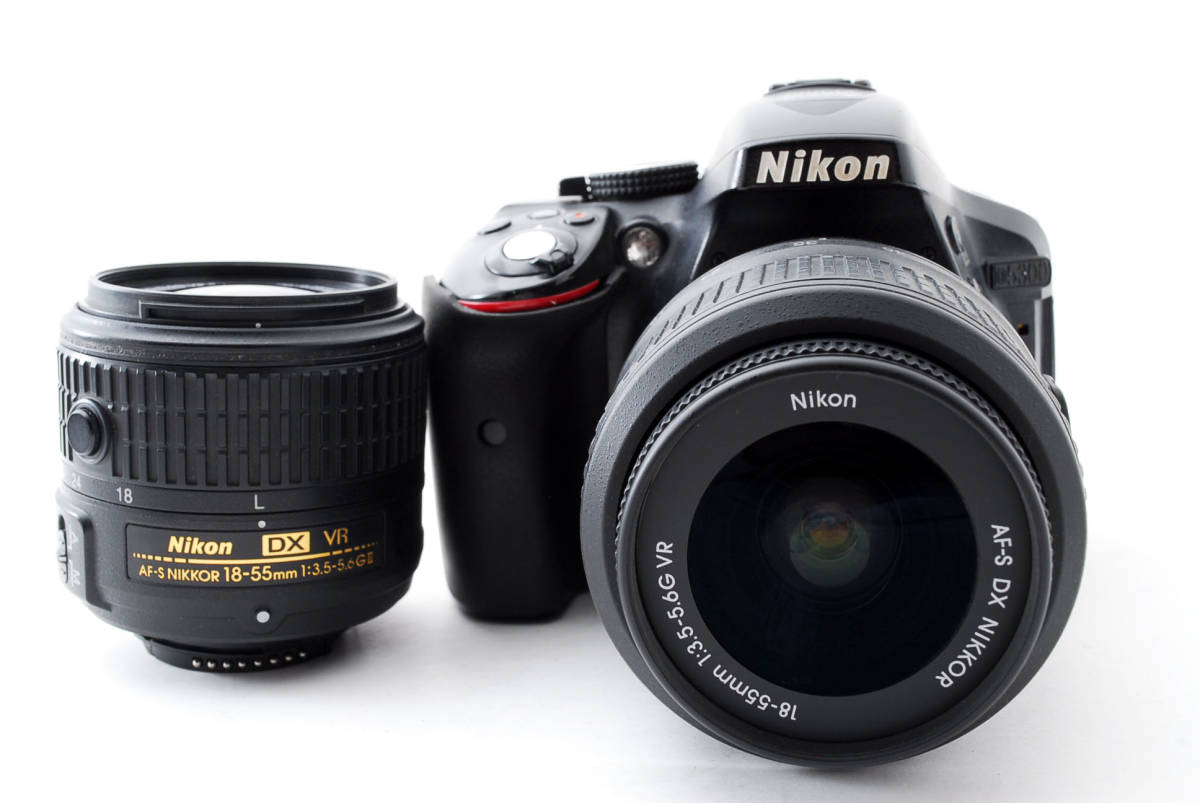 Nikon D5300 Wレンズ付き レンズ2個 ジャンク 一眼カメラ用（オート