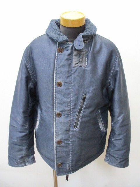 BLUE BLUE N-1 DECK JACKET ジャーマンクロス サイズ 2 M ブルーブルー 聖林公社 HRM ハリラン ミリタリー ...