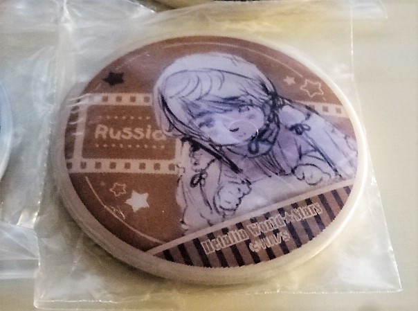 ヘタリア アニメガ チェンジング缶バッジ 大きくなったよ World☆Stars