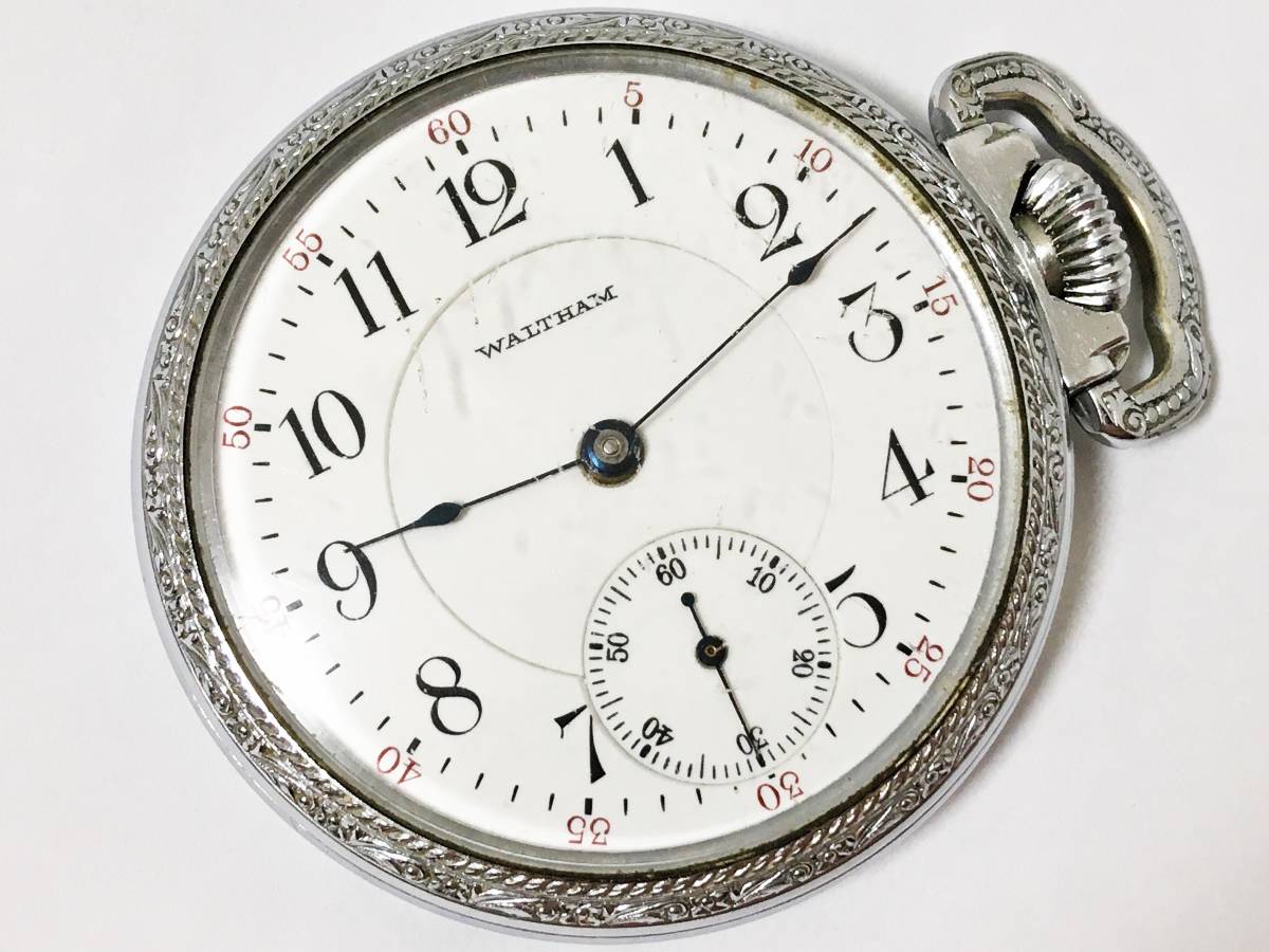 1906年製◇WALTHAM ロイヤル 17石 16S Gr，Royal ウォルサム懐中時計◇美品