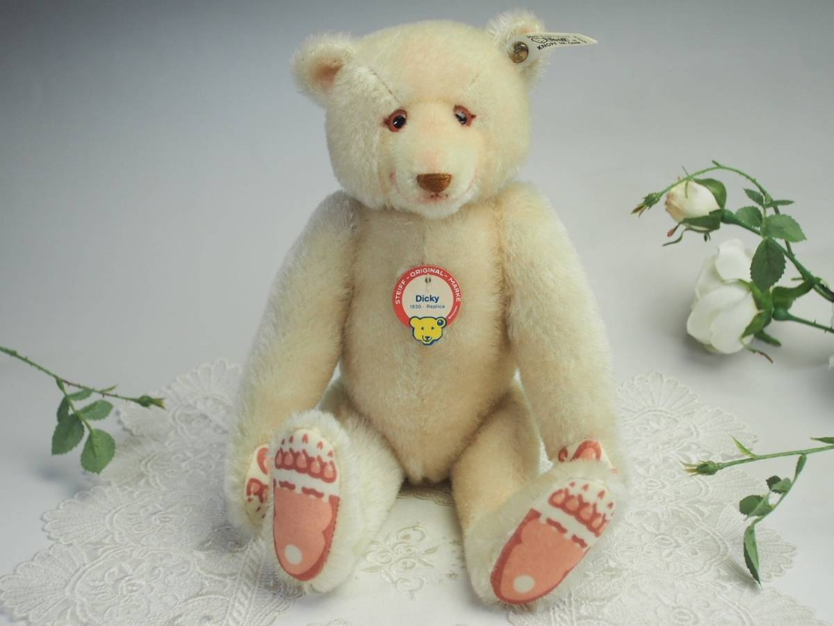 シュタイフ/Steiff◆2001年Fes限定◆「Sandey」 ads1370♪Steiff 2001年 ギンゲンfes5th Sandey28㎝♪