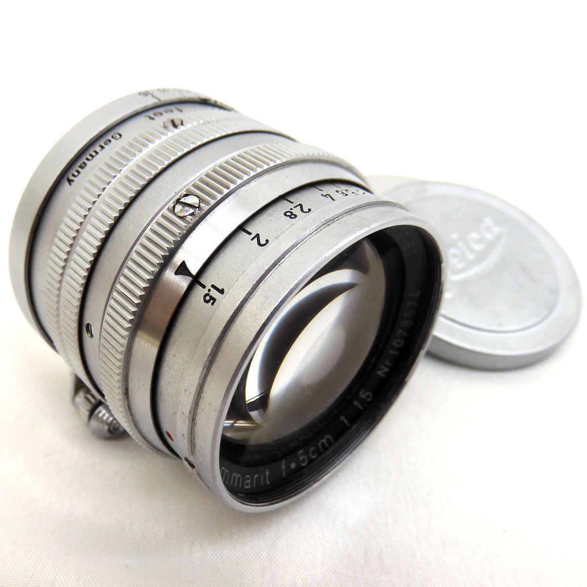 ACB-C3K188 LEICA ライカ カメラレンズ Ernst Leitz GmbH Wetzlar Summarit f=5cm 1：1.5 1078674 ズマリット ライカレンズ 中古品
