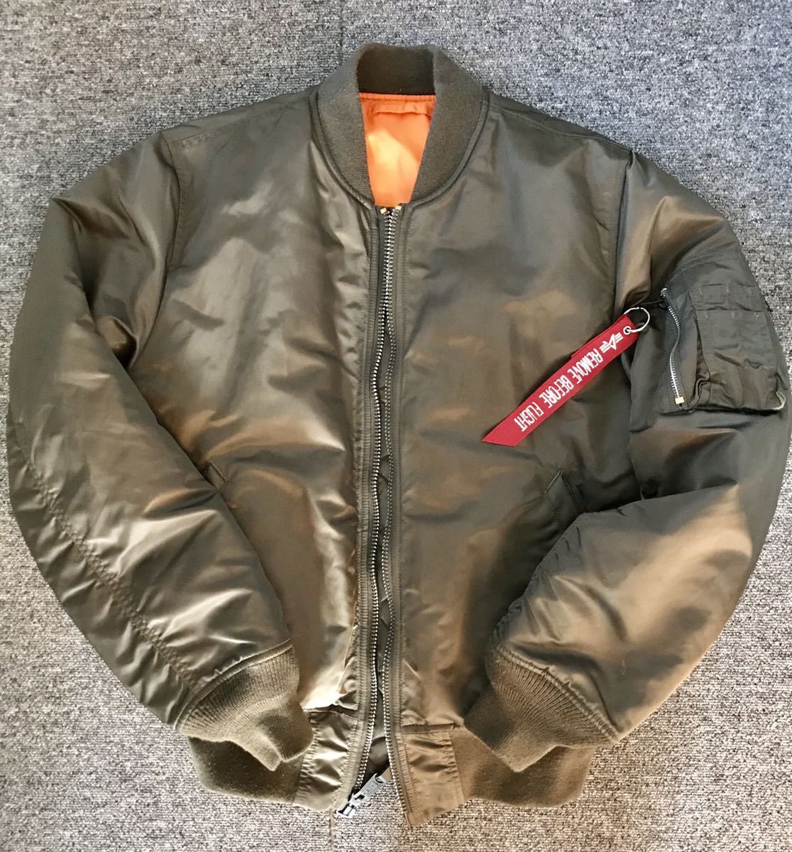 MA-1 フライトジャケット ALPHA Alpha Industries FLIGHT 即決