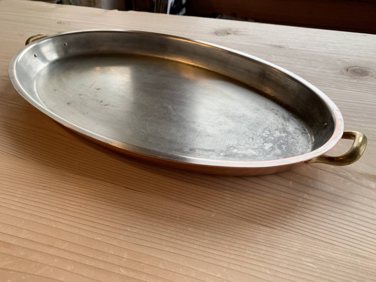 オーバル（素材（キッチン用品）銅）（鍋・フライパン 銅 モービル