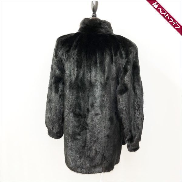 A5447/最高級 極美品 秋冬 ミンク 毛皮 リアルファー COFAフック 膝丈 