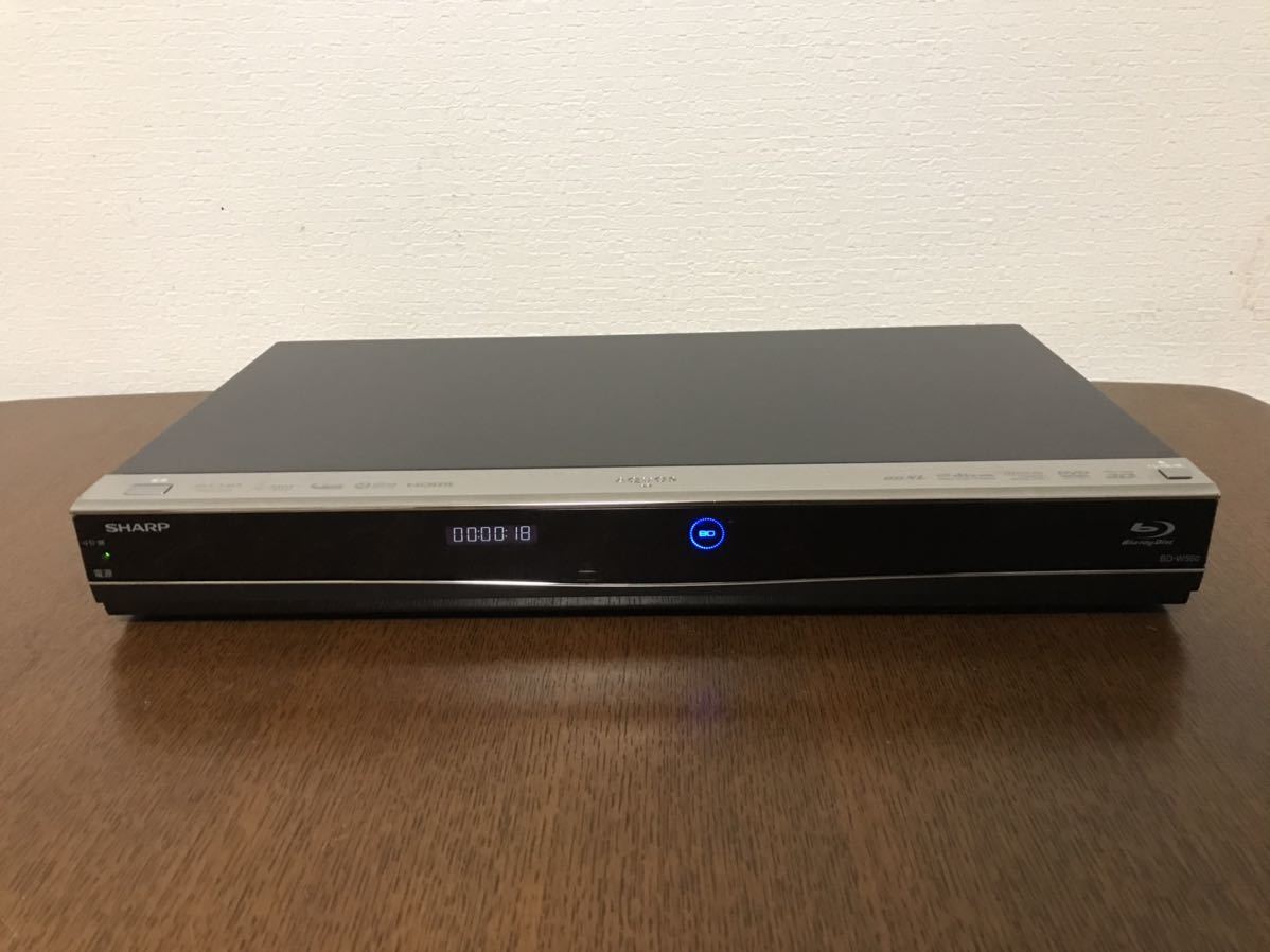 再生OK】SHARP シャープ ブルーレイレコーダー 【BD-W560】 500GB