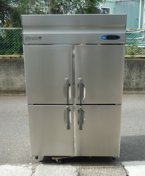 【営業所止】4RF180328K＠2016年 ホシザキ4ドア冷凍冷蔵庫W1200×D650×H1900★HRF-120ZT★100V★ABEK3【専門店の安心の1ヶ月保証付】 ホシザキ 冷凍冷蔵庫 HRF-150XF3 HRF-180XF3 HRF-180SF3 w1200の中古品・新品