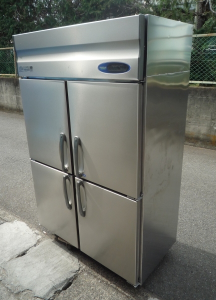【営業所止】4RF180328K＠2016年 ホシザキ4ドア冷凍冷蔵庫W1200×D650×H1900★HRF-120ZT★100V★ABEK3【専門店の安心の1ヶ月保証付】 ホシザキ 冷凍冷蔵庫 HRF-150XF3 HRF-180XF3 HRF-180SF3 w1200の中古品・新品