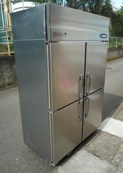 【営業所止】4RF180328K＠2016年 ホシザキ4ドア冷凍冷蔵庫W1200×D650×H1900★HRF-120ZT★100V★ABEK3【専門店の安心の1ヶ月保証付】 ホシザキ 冷凍冷蔵庫 HRF-150XF3 HRF-180XF3 HRF-180SF3 w1200の中古品・新品