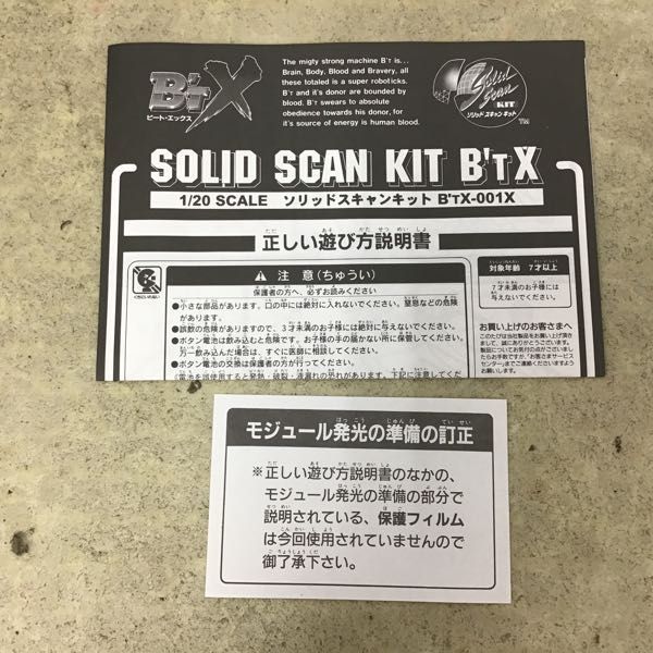 1円～ 旧タカラ 1/20 ビートエックス ソリッドスキャンキット BTXー
