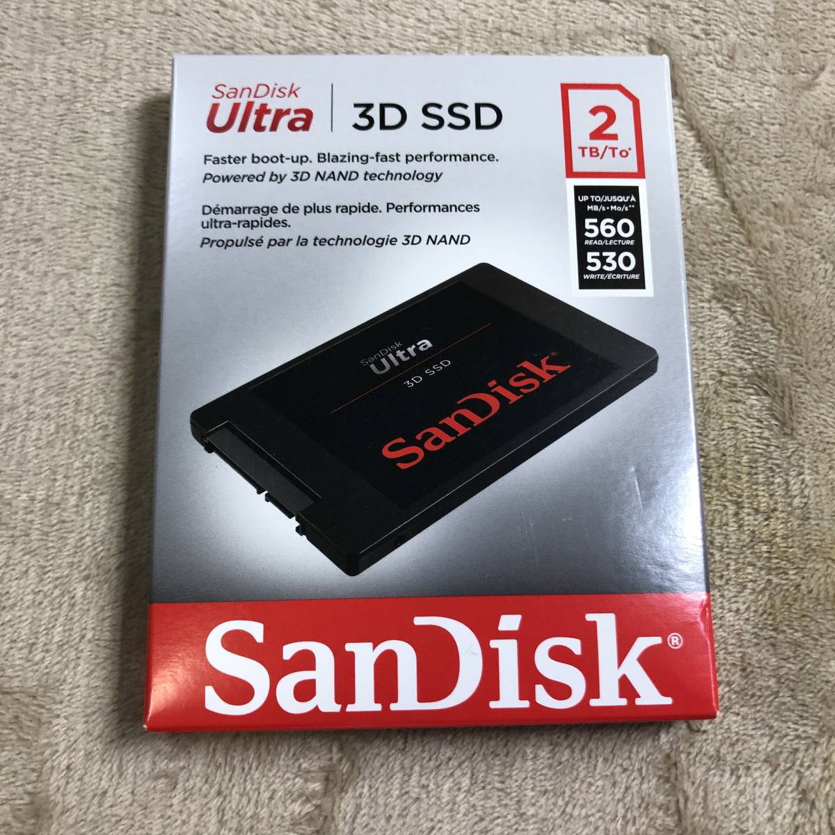 SanDisk 内蔵 2.5インチ SSD / SSD Ultra 3D 2TB SATA3.0 / SDSSDH3
