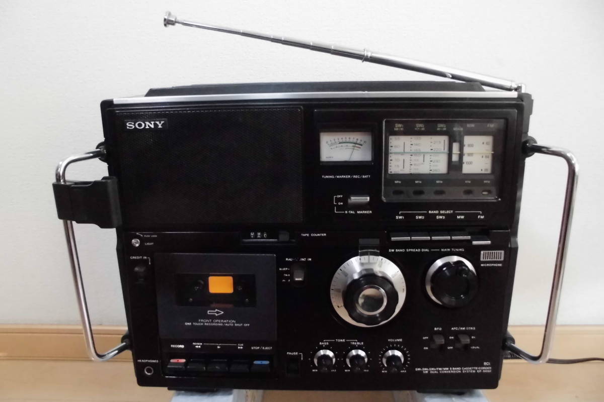 【ジャンク品】SONY CF-5950 スカイセンサー SONY ソニー CF-5950 スカイセンサー FM/MW/SW1/SW2/SW3 5バンドラジオ