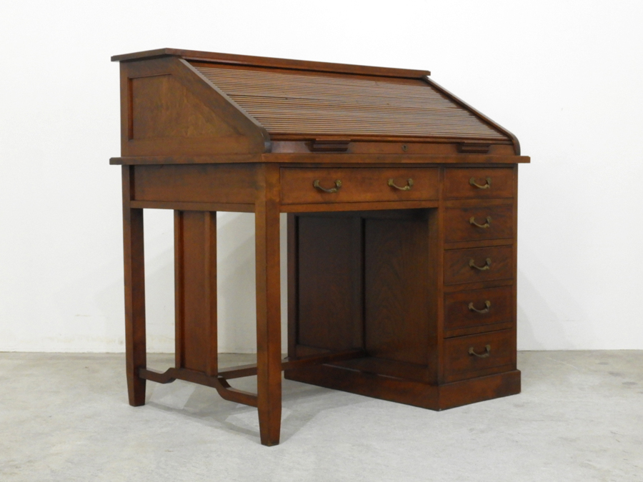 美品】唐木家具 蛇腹扉•収納付ミニチェスト ヴィンテージ 美品】唐木家具