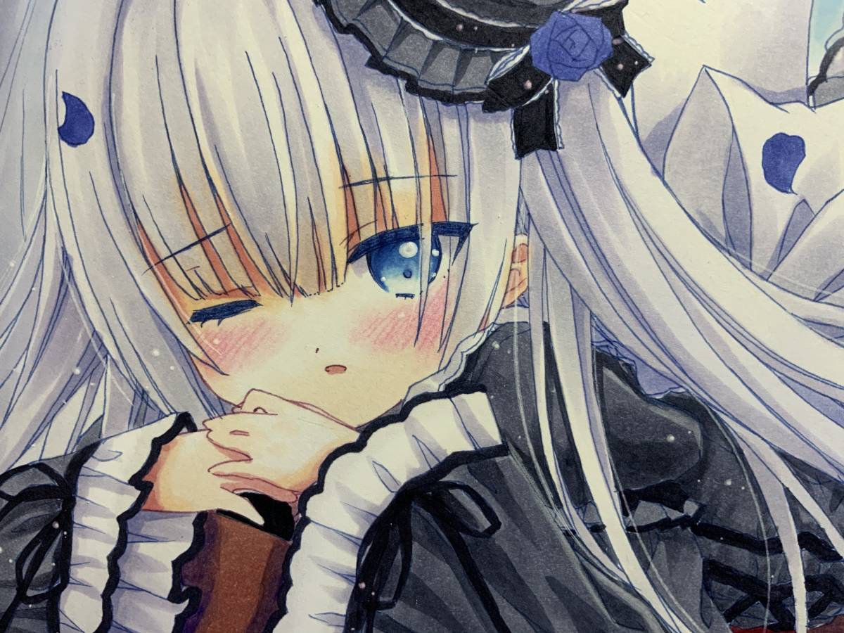 手書きイラスト オリジナル ゴスロリの幼女 色紙イラストの質問一覧
